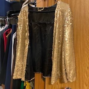 “Vintage” sequin baby phat blazer